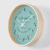 Aangepaste Hummingbird Clock (Hoek)