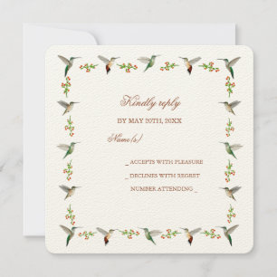 Aangepaste Hummingbird Lijst Notitieblok