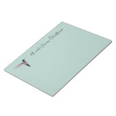 Aangepaste Hummingbird Notitieblok (Schuin)