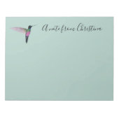 Aangepaste Hummingbird Notitieblok (Voorkant)