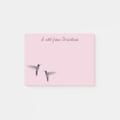 Aangepaste Hummingbird notities Post-it® Notes (Voorkant)