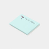 Aangepaste Hummingbird Post-it® Notes (Schuin)