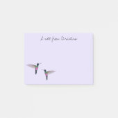 Aangepaste Hummingbird Post-it Notes (Voorkant)