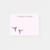 Aangepaste Hummingbird Post-it Notes (Voorkant)