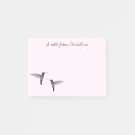 Aangepaste Hummingbird Post-it Notes