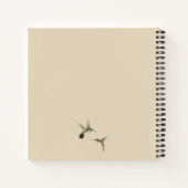 Aangepaste Hummingbirds Garden Journal Notitieboek (Achterkant)