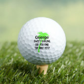 Aangepaste humor golf gepersonaliseerde palmboom golfballen (Insitu Shirt)