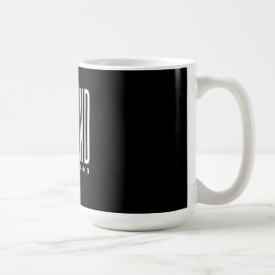 Aangepaste Husband Tekst Personaliseer Zwarte Mens Koffiemok