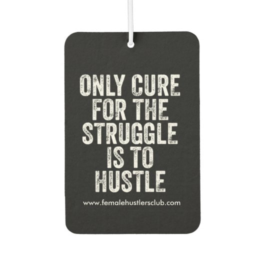 Aangepaste hustlers citeren air fresner luchtverfrisser (Voorkant)