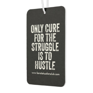 Aangepaste hustlers quote luchtverfrisser