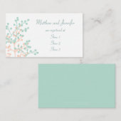 Aangepaste huwelijkscadeau register Kaarten (Voorkant / Achterkant)