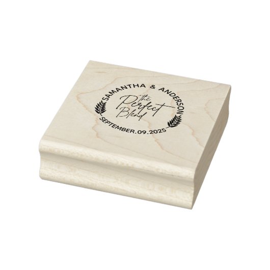 Aangepaste huwelijksnamen en -datum | Het perfecte Rubberstempel (Stempel)