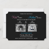 Aangepaste huwelijksuitnodigingen - Voeg uw eigen Kaart (Voorkant)