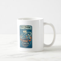 Aangepaste HVAC-technicus Cool IJsbeer Mok
