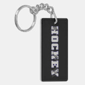 Aangepaste Ice Hockey-Sleutelhanger Sleutelhanger (Voorkant Links)
