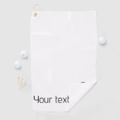 Aangepaste iconische Logo Golf Club handdoek (Insitu)