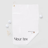 Aangepaste iconische Logo Golf Club handdoek (Insitu)
