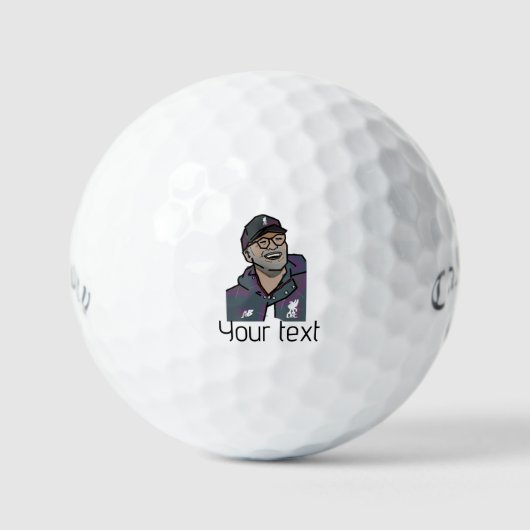 Aangepaste iconische Logo golfbal Golfballen (Voorkant)