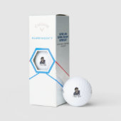 Aangepaste iconische Logo golfbal Golfballen (Verpakking)
