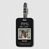 Aangepaste ID-Labels Bagagelabel (Voorkant (verticaal))