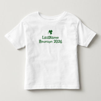 Aangepaste Ierse Clan Shamrock T-Shirt - kinderen