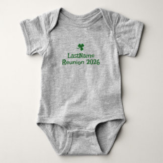 Aangepaste Ierse Clan Shamrock T-Shirt - kinderen