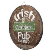 Aangepaste Ierse Pub Old Keg Effect Sign Dartbord (Voorkant Rechts)
