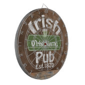 Aangepaste Ierse Pub Old Keg Effect Sign Dartbord (Voorkant Links)