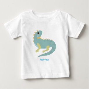 Aangepaste Iguana Lizard Baby T-Shirt