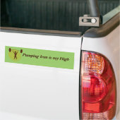 Aangepaste ijzeren bumpersticker pompen (Op Truck)
