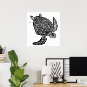 Aangepaste illustratie voor nieuwe Zeeen afdrukken Poster (Thuiskantoor)