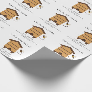 Aangepaste Imker Bijenstal Zakelijke Houten Bijenk Cadeaupapier