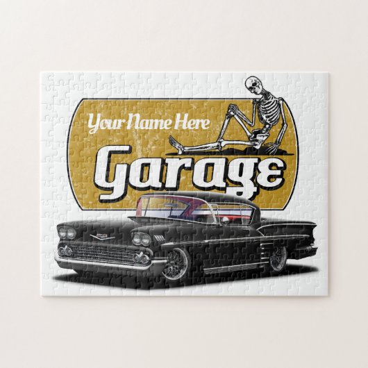 Aangepaste Impala Garage Legpuzzel (Horizontaal)