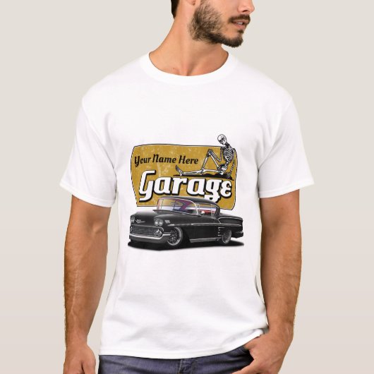 Aangepaste Impala Garage T-shirt (Voorkant)