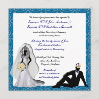 Aangepaste Imperials Royal Wedding Invitations Kaart
