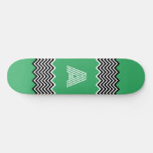 Aangepaste Initiaal Letter 8 1/4" Skateboard Deck  (Horizontaal)