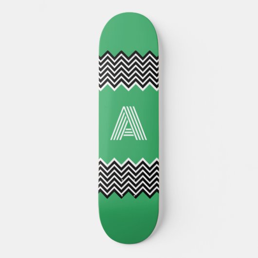 Aangepaste Initiaal Letter 8 1/4" Skateboard Deck  (Voorkant)