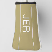 Aangepaste Initialen Moderne Monogram SportPro Gol Golfheadcover (Draai 90)