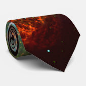 Aangepaste initialen/monogram krab nebula op Tauru Stropdas (Opgerold)