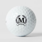 Aangepaste Initialen & monogrammen, gepersonalisee Golfballen (Voorkant)