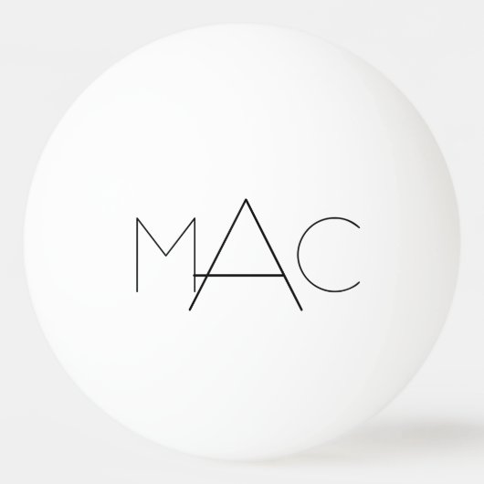 Aangepaste Initialen Pingpongballen (Voorkant)