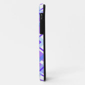 Aangepaste Initialen voor Paarse speldenmonogram Case-Mate iPhone Case (Achterkant/links)