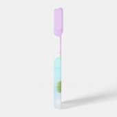 Aangepaste Initialen Wilde Violet Garden flower Ar iPhone Hoesje (Rechterkant)