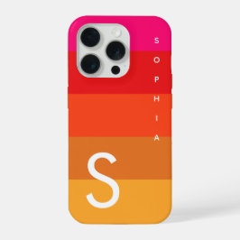 Aangepaste initiële en naam telefoonhoesje | Helde iPhone 15 Pro Hoesje