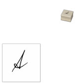 Aangepaste initiële handtekening 	rubberstempel (Gestempeld)
