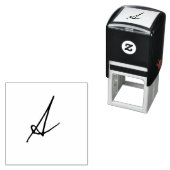 Aangepaste initiële handtekening zelfinktende stempel (In situ)