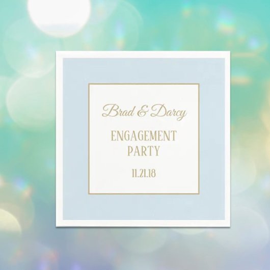 Aangepaste inlegluiers van de Engagement Servet