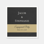 Aangepaste inlegluiers van de Engagement Servetten (Voorkant)