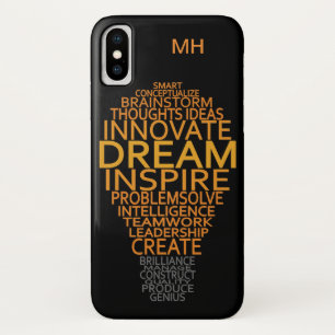 Aangepaste Inspirerend gloeilamp-hoesjes iPhone X Hoesje
