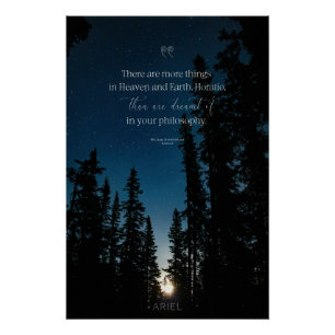 Aangepaste Inspirerend landschapsvermelding Perfect Poster